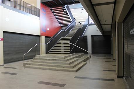 fire doors automatic doors AlarmGard - Joplin High School